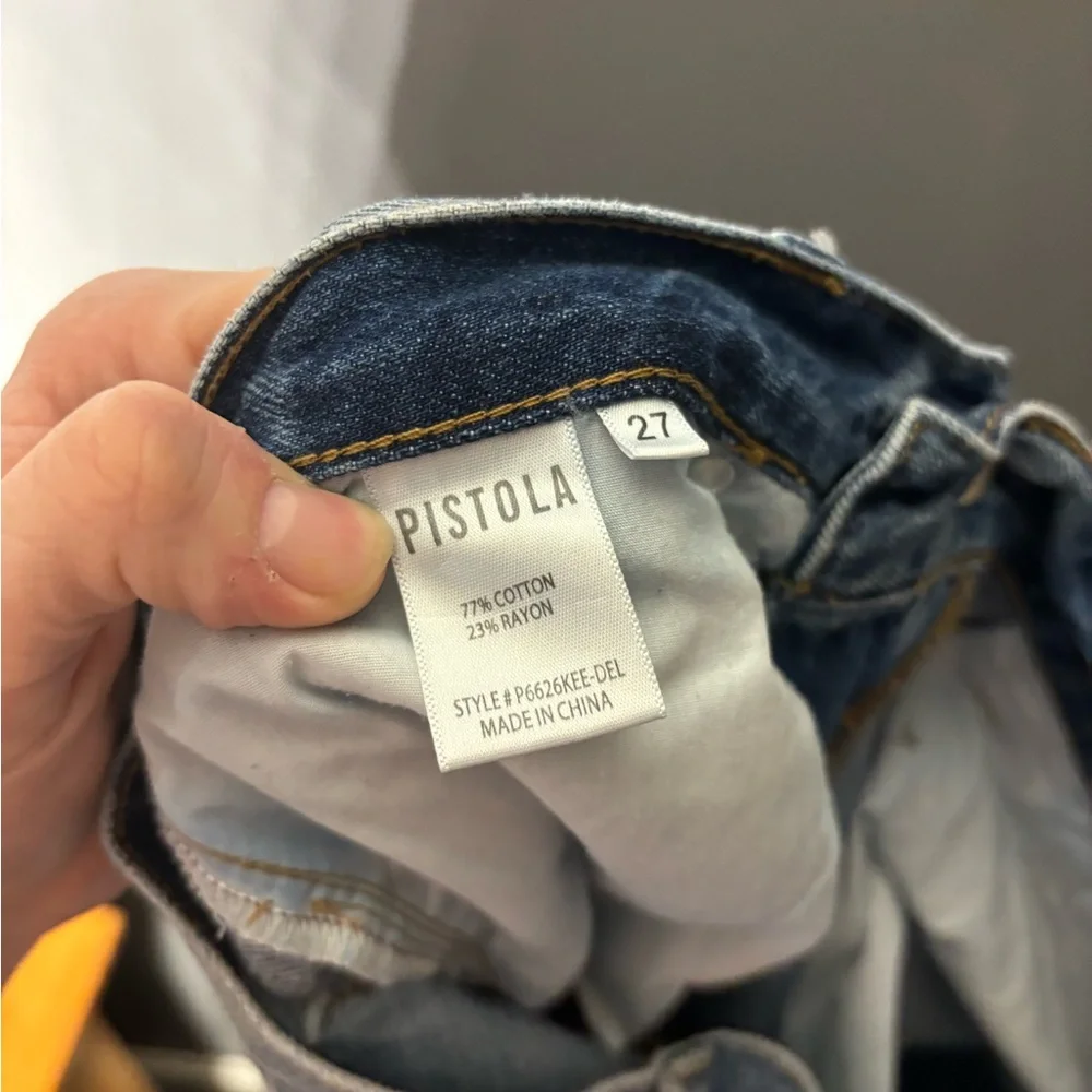 Pistola Presley High Rise Vintage '90s Roller in Del Mar Size 27 - Picture 5 of 5